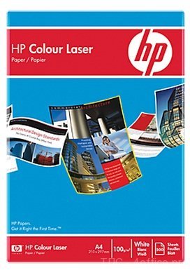 Бумага HP для цветной лазерной печати, 100 г/кв. м, 500 листов, A4, 210 x 297 мм (CHP350)