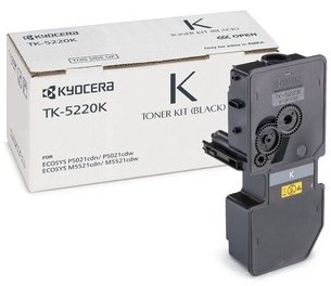 Тонер-картридж TK-5220K 1 200 стр. Black для P5021cdn/cdw, P5026cdn/cdw, M5521cdn/cdw, M5526cdn/cdw