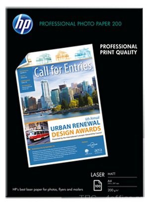Профессиональная матовая фотобумага HP для лазерной печати, 100 листов, A4, 210 x 297 мм (Q6550A)