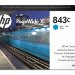 HP 843C Струйный картридж голубой PageWide XL (400 мл) (HP843C)