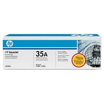 Картридж чёрный (1,6K) для HP LaserJet P1005/ P1006 (TA_ CB435A)