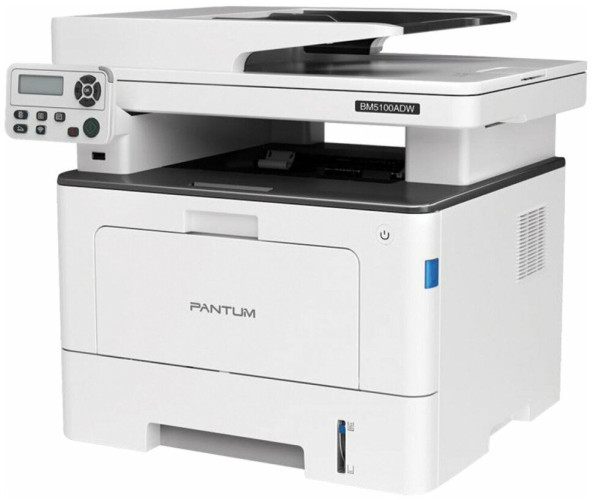МФУ лазерное PANTUM BM5100ADW, А4, 40 стр./мин, 100 000 стр./мес, дуплекс, АПД, сетевая карта, Wi-Fi