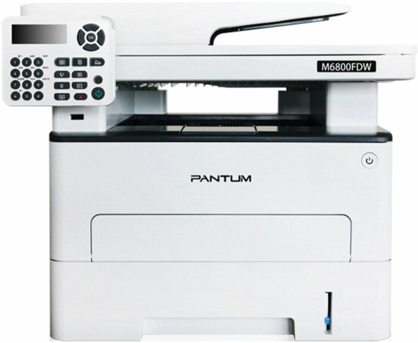 МФУ лазерное PANTUM M6800FDW "4 в 1", А4, 30 стр./мин, 60000 стр./мес, дуплекс, АПД, Wi-Fi, сетевая карта