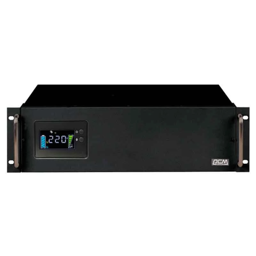 Интерактивный ИБП Powercom King Pro RM KIN-2200AP-RM черный