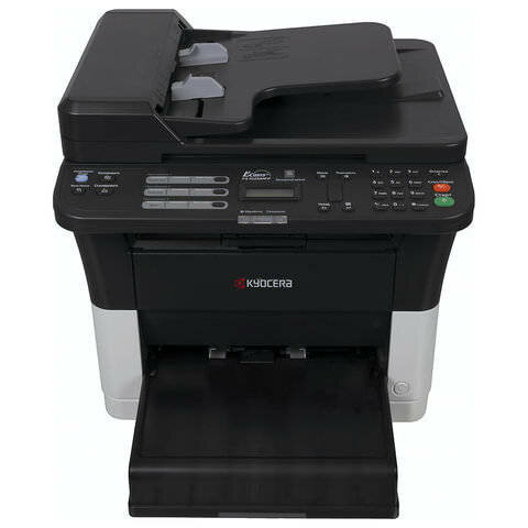 Лазерный МФУ Kyocera МФУ лазерное FS-1025MFP 3 в 1, А4, 25 стр./мин., 20000 стр./мес., дуплекс, АПД, сетевая карта, 1102M63RU2