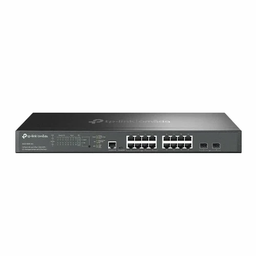 Сетевое оборудование TP-Link SG3218XP-M2 Управляемый коммутатор Omada уровня 2+ с 16 портами 2,5 Гбит с 8 портов PoE+ и 2 портами SFP+