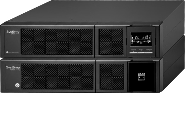 ИБП с двойным преобразованием Systeme Electric Smart-Save Online SRVSE1KRTXLI черный