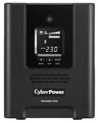 Интерактивный ИБП CyberPower PR3000ELCDSL черный