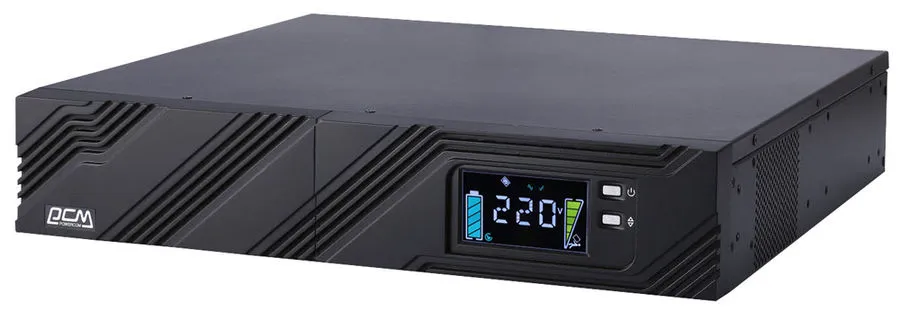 Интерактивный ИБП Powercom SMART King PRO+ SPR-2000 LCD черный