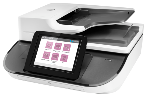 Сканер HP Digital Sender Flow 8500 fn2 белый/серый