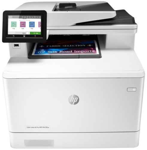 МФУ лазерное HP Color LaserJet Pro MFP M479fnw, цветн., A4, белый