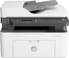 МФУ лазерный HP Laser 137fnw (4ZB84A) A4 WiFi белый/серый