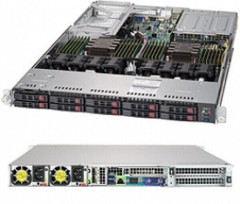 Сервер Gladius 112XT0404R-290008 (1U/MBD-X12STH-SYS/E-2336/8GB/2*SATA1000/SYS-510T-MR)