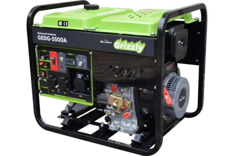Дизельный генератор Grizzly GEDG-5500A