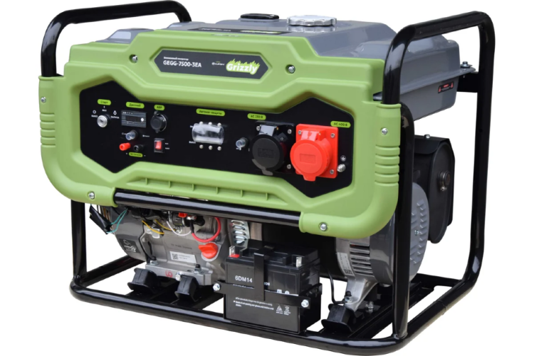 Бензиновый генератор Grizzly GEGG-7500-3EA