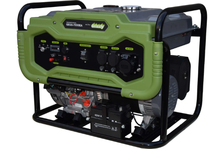 Бензиновый генератор Grizzly GEGG-7500EA