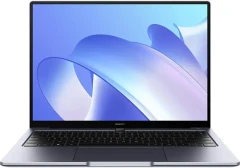 Ноутбук Huawei MateBook 14 KLVF-X 53013PET, 14", IPS, Intel Core i5 1240P 1.7ГГц, 12-ядерный, 16ГБ LPDDR4x, 512ГБ SSD, Intel Iris Xe graphics, Windows 11 Home, серый космос
