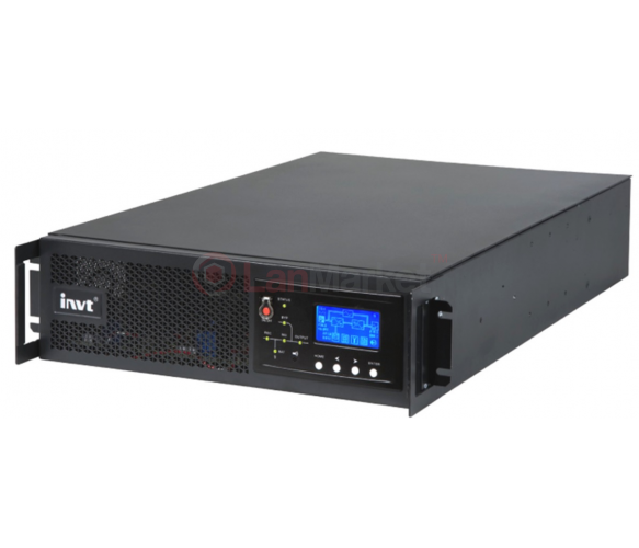 ИБП INVT Rack type online 3кВА, PF = 0.9, Ш*Г*В: 440*480*86мм/ Rack type online UPS 3 Kva